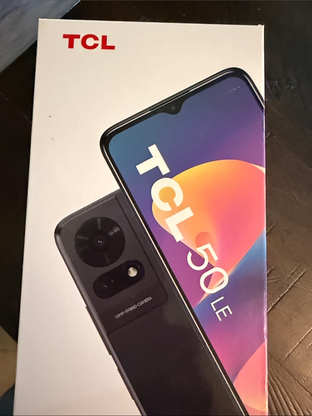 TCL 50 LE Smartphone - Black and Purple Gradient Display